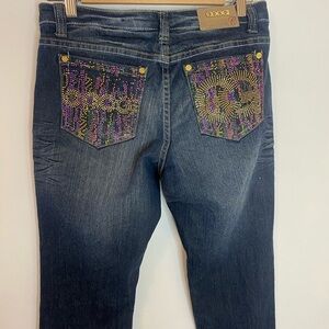 Coogi Australia Y2K Metallic Pocket Jeans